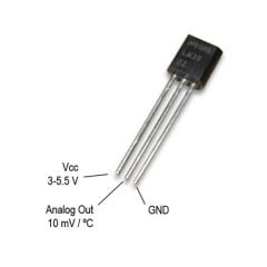 LM35 Sıcaklık Sensörü