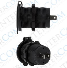 IC-266C Pano Tipi USB 8-32V Giriş 5V 1A Ve 5V 2,1A Çıkış Kulaksız Ø30mm