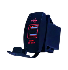 IC-266C-3 Marin Tip İkili USB 12-24V - 5V/3.1A