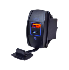 IC-266C-4 Marin Tip İkili USB 3.0 + TYPE-C