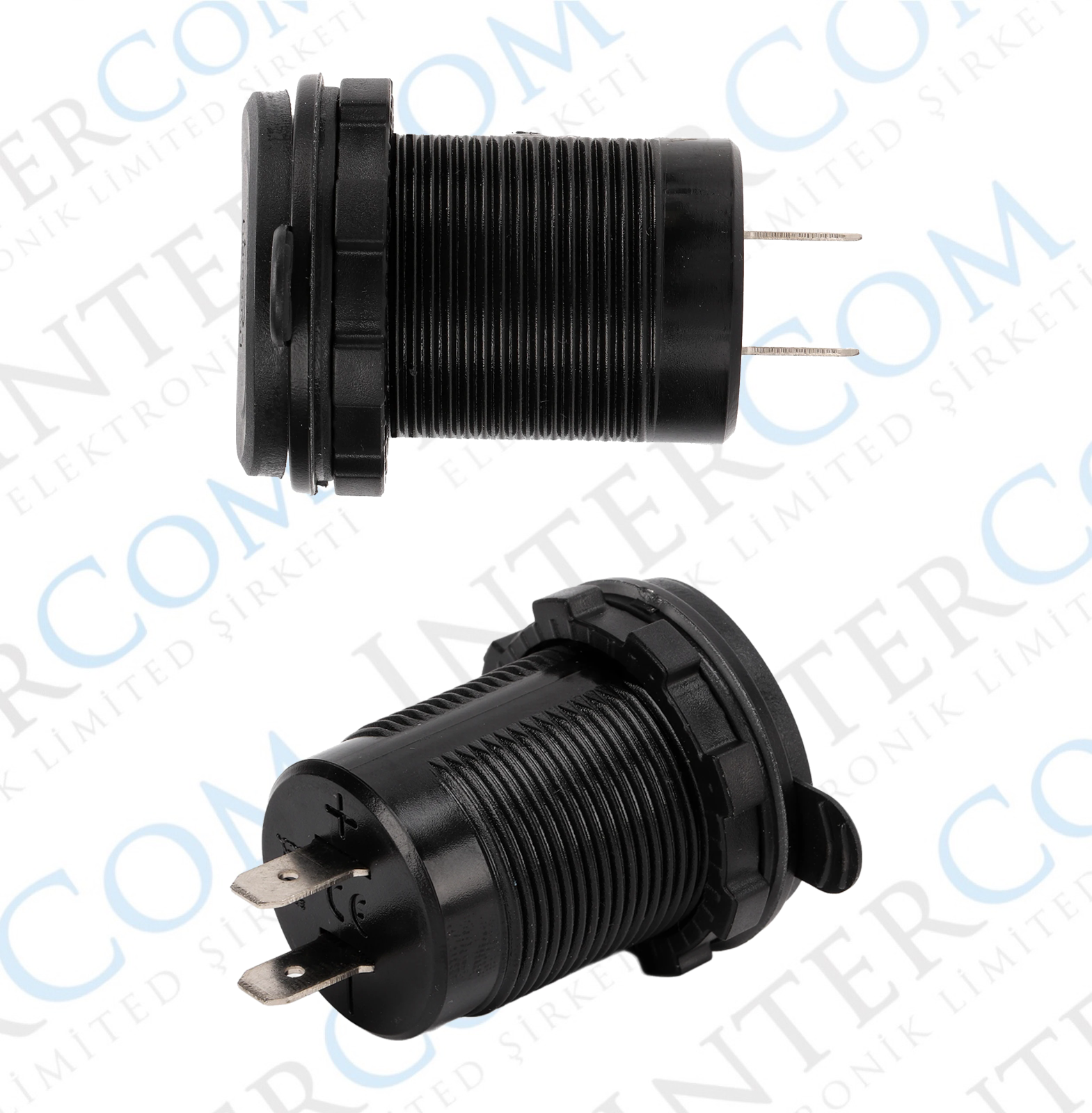 IC-266C-5 Pano Tipi USB 3.0 + Type-c Soket 12-24V - TYPE-C 30W - USB 18W