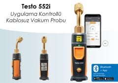 Testo 552i Uygulama Kontrollü Kablosuz Vakum Probu