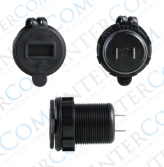 IC-266D Pano Tipi Voltmetreli 2'li USB