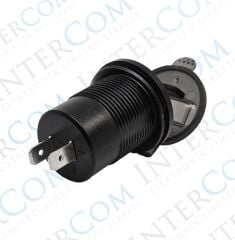 IC-266D-6 Pano Tip Voltmetreli 2'li Usb 3.0 + Type-c Butonlu