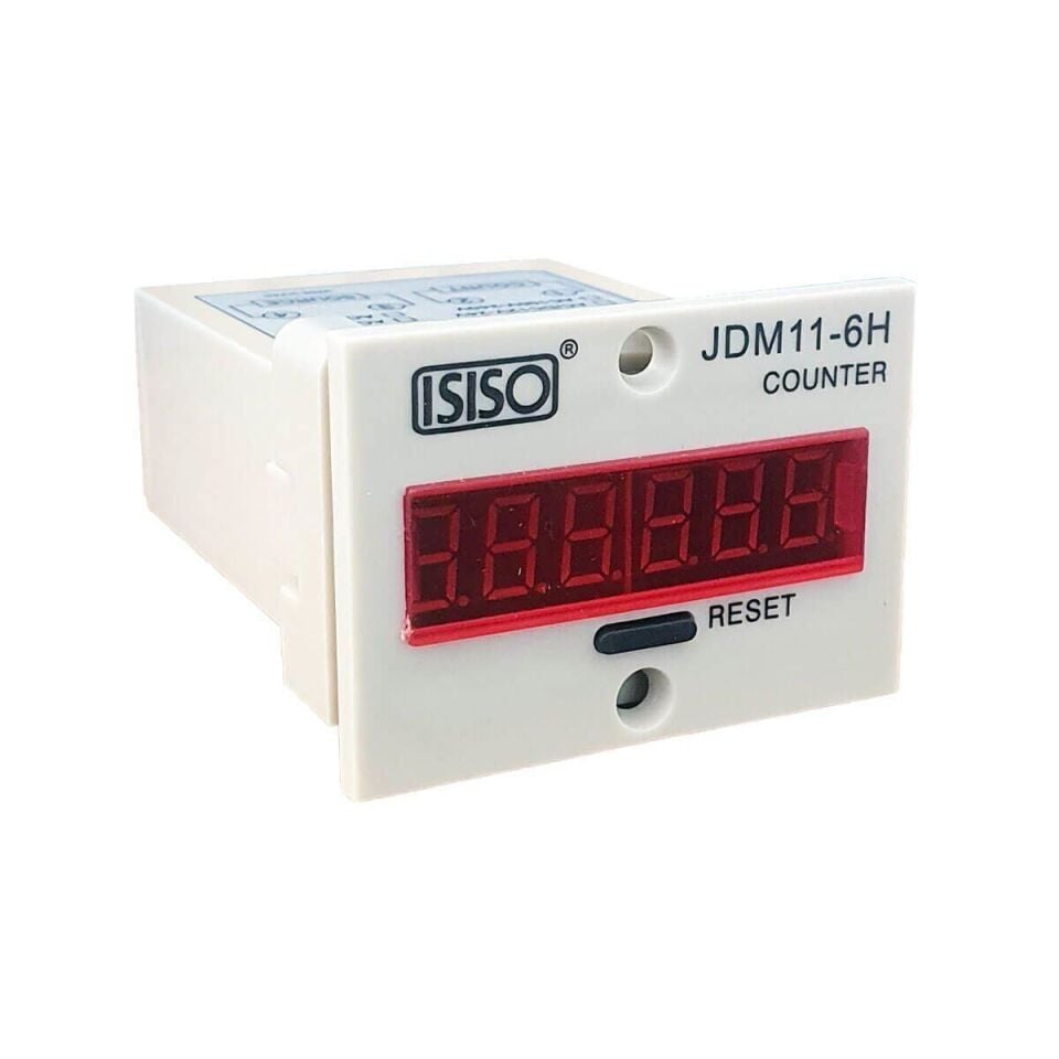 Isıso JDM11-6H 220v AC 6 Haneli Dijital Sayıcı