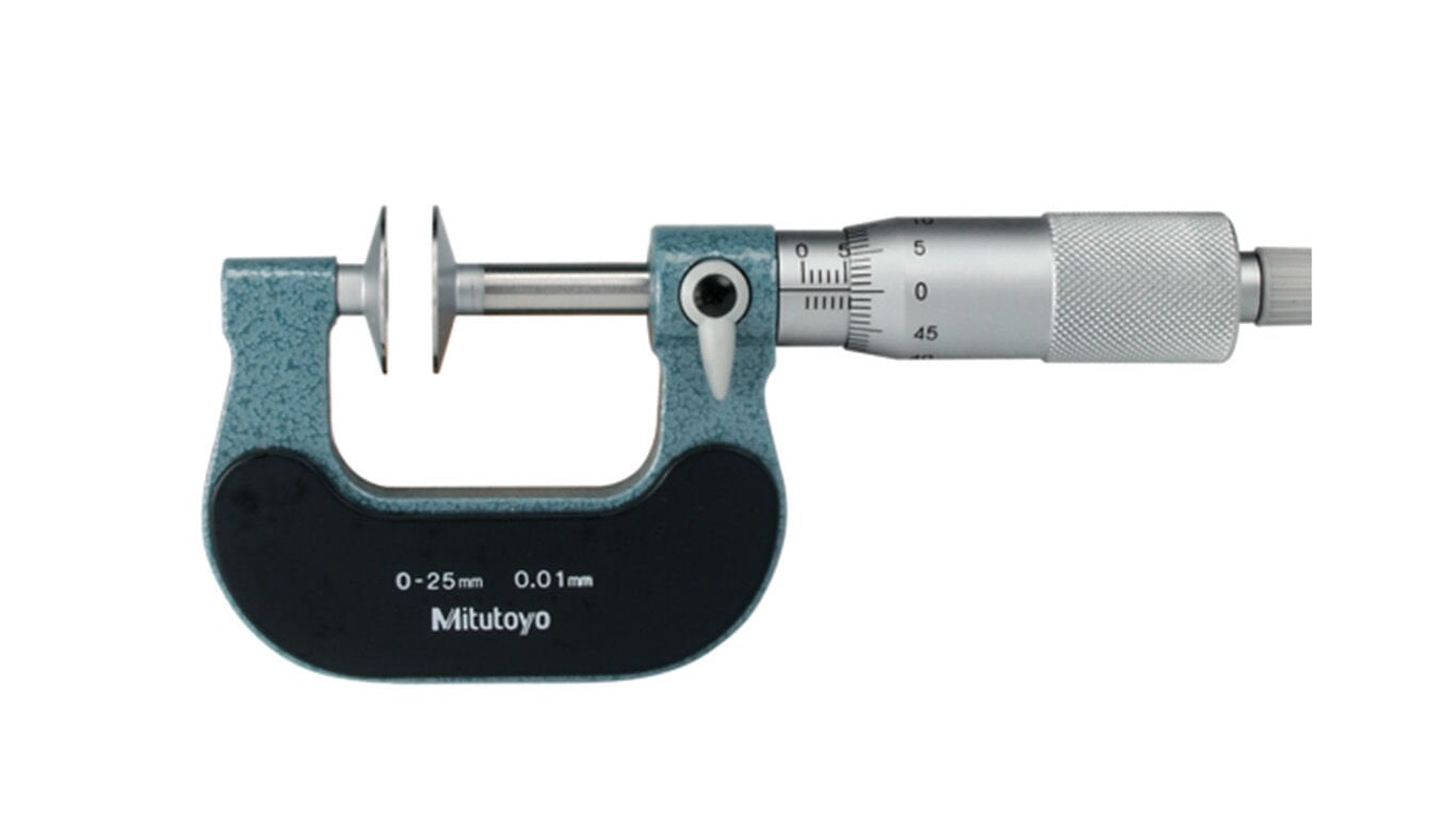 Mitutoyo 123-101 Disk Ölçüm Mikrometresi