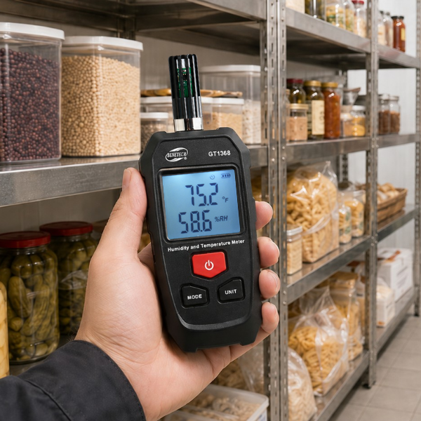 Benetech GT1368 Taşınabilir Sıcaklık ve Nem Ölçer