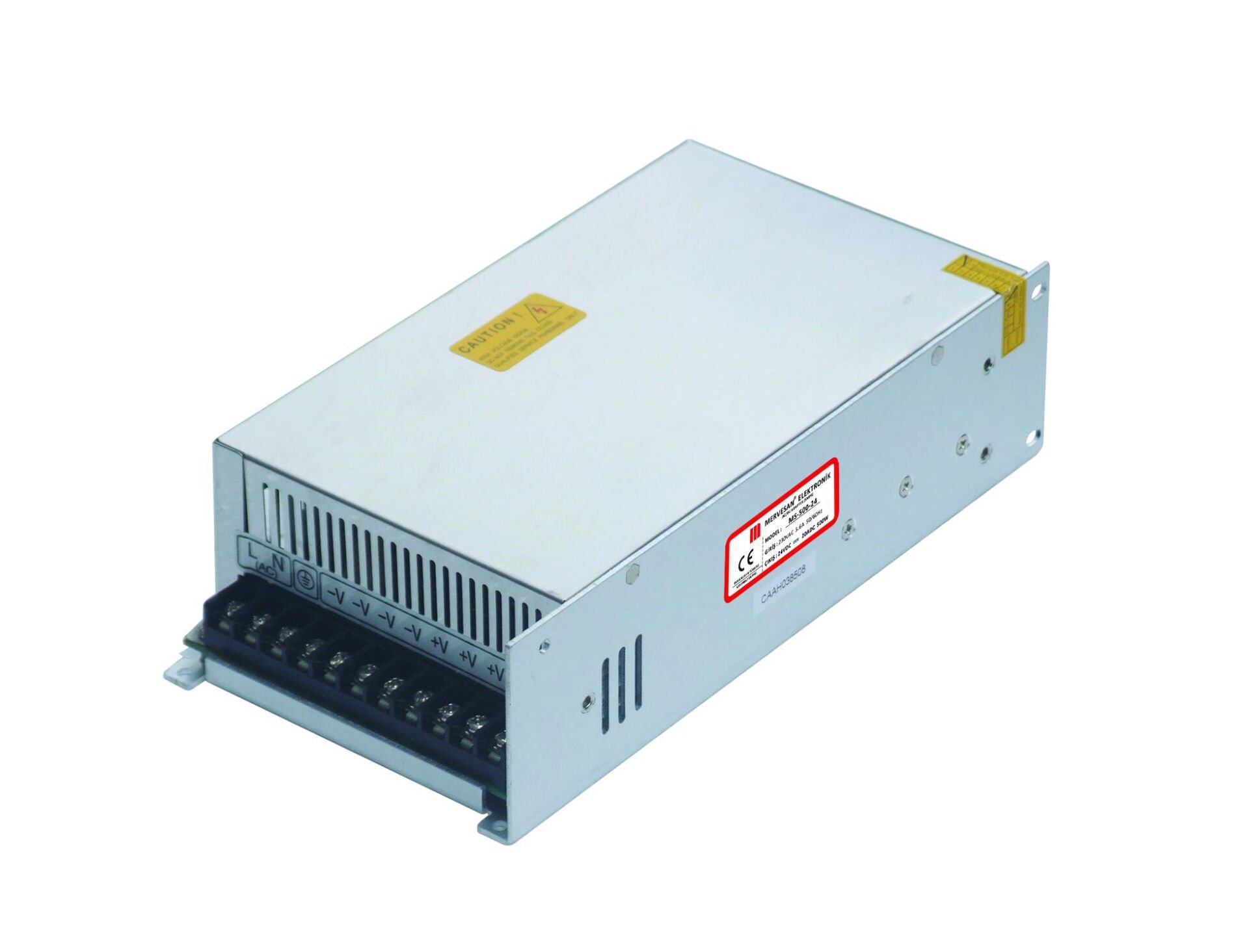 Mervesan 600W 12V DC 50A Metal Kasa Adaptör