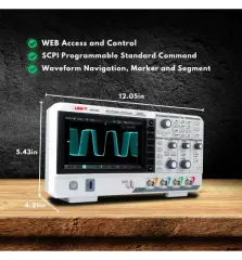 Unit UPO1104 100Mhz 4 Kanal Dijital Osiloskop