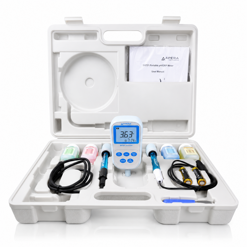 Apera SX721 pH/ORP Metre | Profesyonel Taşınabilir Su Analiz Cihazı