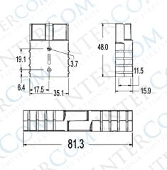 IC-266S ANDERSON SOKET 50A