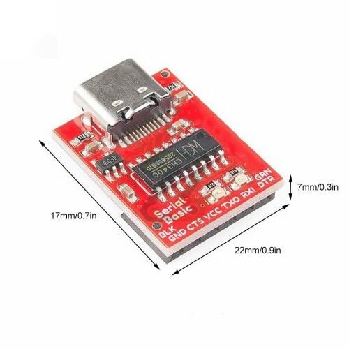 CH340C USB to TTL UART Modül