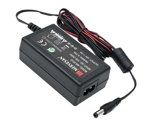 Mervesan MS-2512 100-240VAC Giriş 12VDC 25W 2A Çıkış SMPS Adaptör