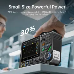 Fnirsi 2D15P 2 Kanallı 100MHz Fosfor Osiloskop Multimetre