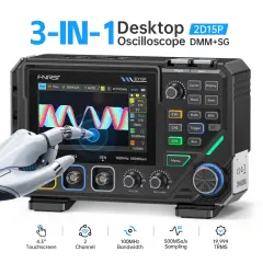 Fnirsi 2D15P 2 Kanallı 100MHz Fosfor Osiloskop Multimetre