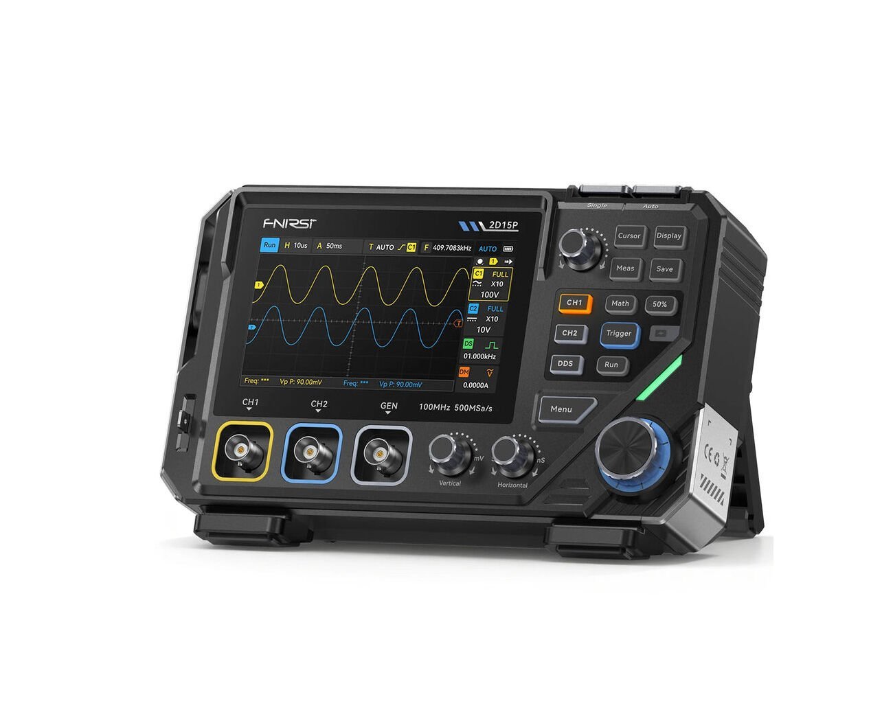 Fnirsi 2D15P 2 Kanallı 100MHz Fosfor Osiloskop Multimetre