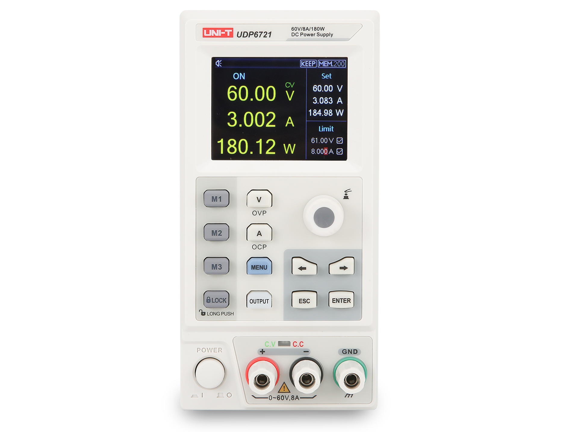 Unit UDP6721 60V 8A Endüstriyel Güç Kaynağı