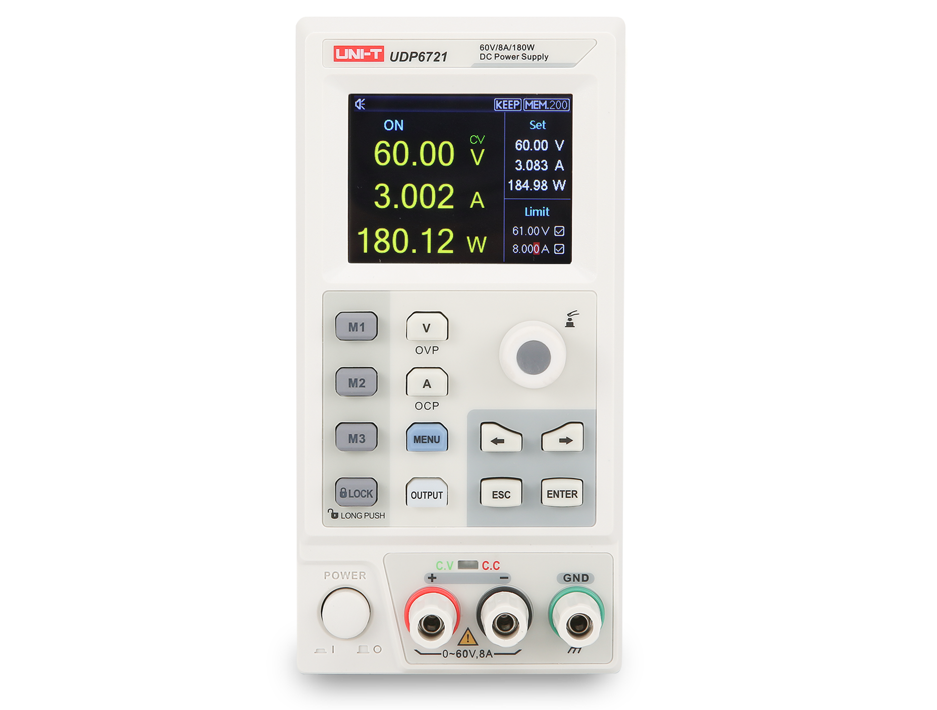 Unit UDP6721 60V 8A Endüstriyel Güç Kaynağı