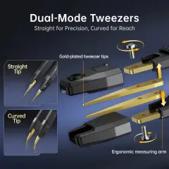 Fnirsi LCR-ST2 LCR ESR Ölçüm Cihazı Dijital Cımbız