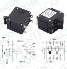 IC-271D ÇİFT KUTUPLU DEVRE KESİCİ ŞALTER