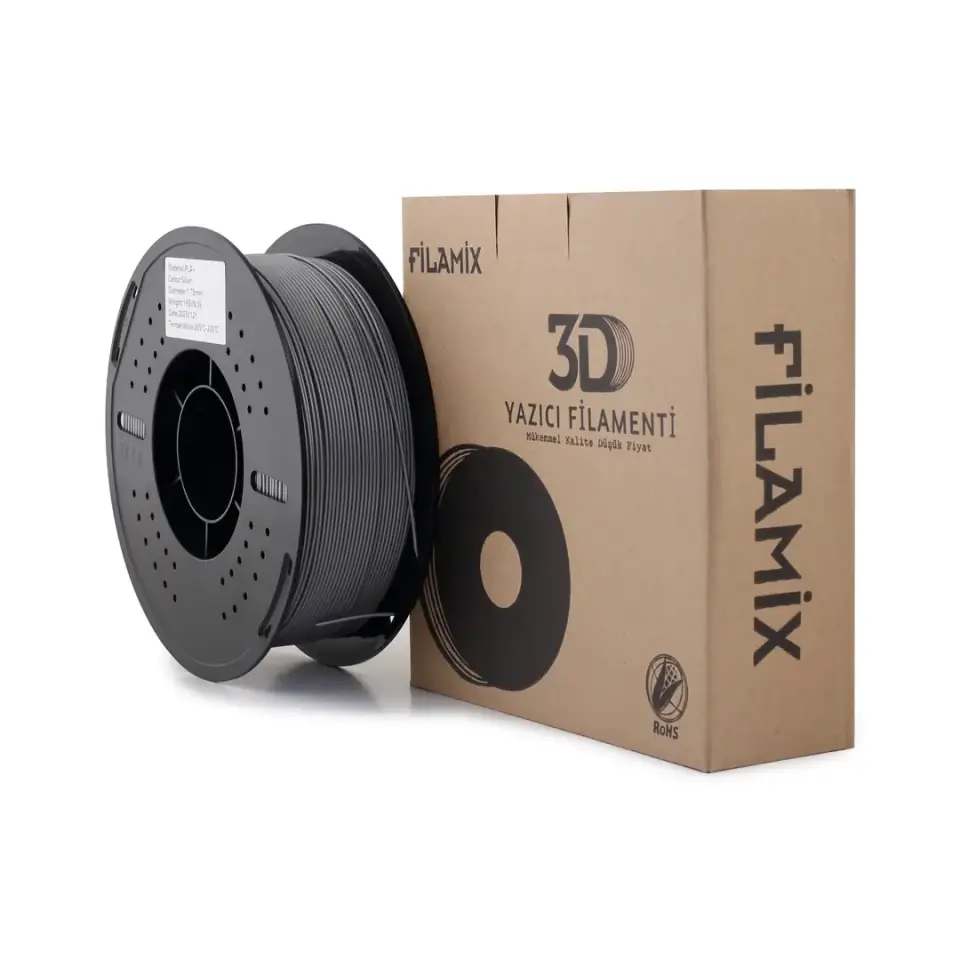 Filamix Pla+ Silver Filament - Gümüş