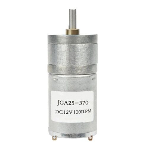 12V 100Rpm JGA25-370 Redüktörlü DC Motor
