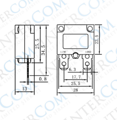 IC-271S-C ST-1 Butonsuz 10 Amper Sigorta