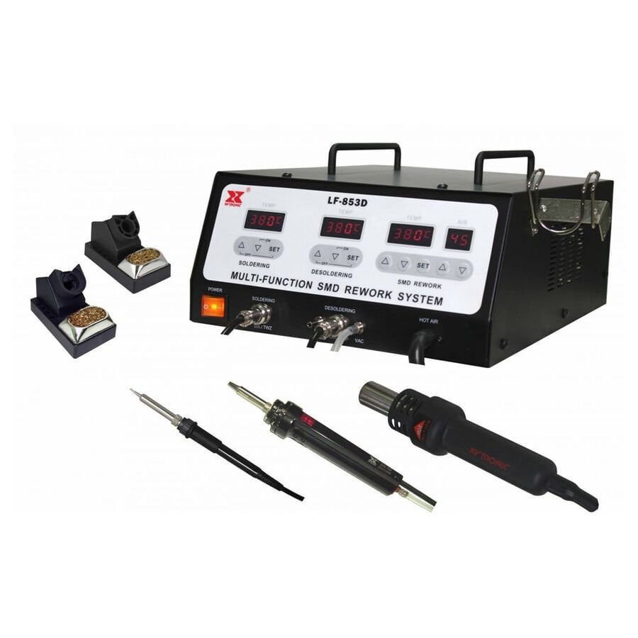 Xytronic LF-853D Üçlü İstasyon Havya Seti