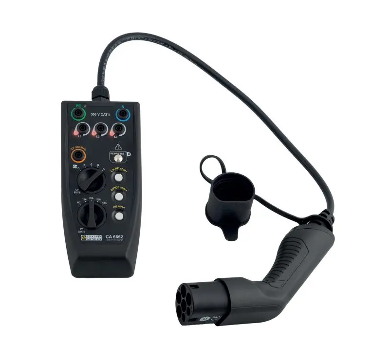 Chauvin Arnoux CA6652 Tip-2 AC EV Şarj İstasyonu Test Adaptörü