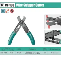 Proskit CP-108 Ayarlanabilir Kablo Soyucu - Kesici 127 mm