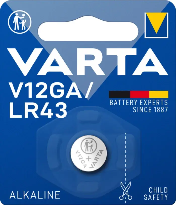Varta V12ga Alkaline Pil 1.5V Bls 1 4278101401