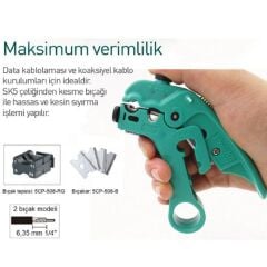 Proskit CP-508 Kablo Soyucu UTP/STP-RG 59/6/7/11