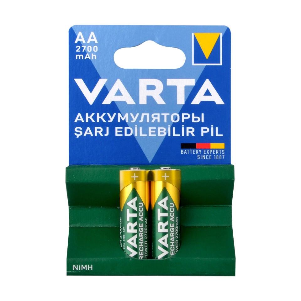 Varta 5706301402 Kalem AA 2700 mAh Pil 2li