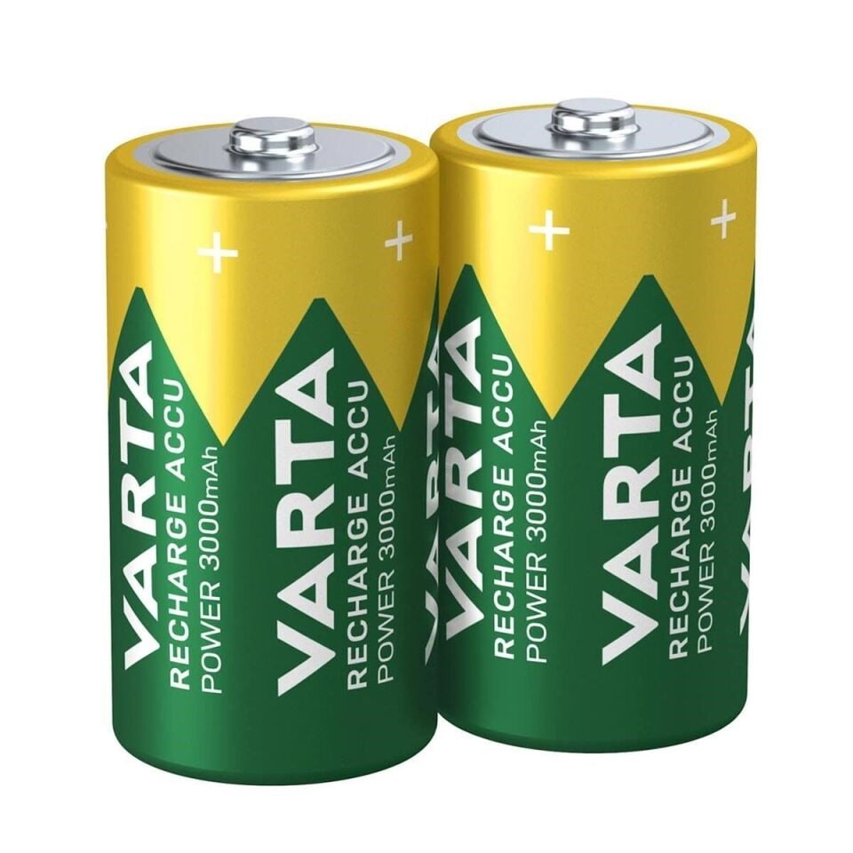 Varta D Orta Boy 1.2V 3000mAh Ni-MH 2’li 5672001402