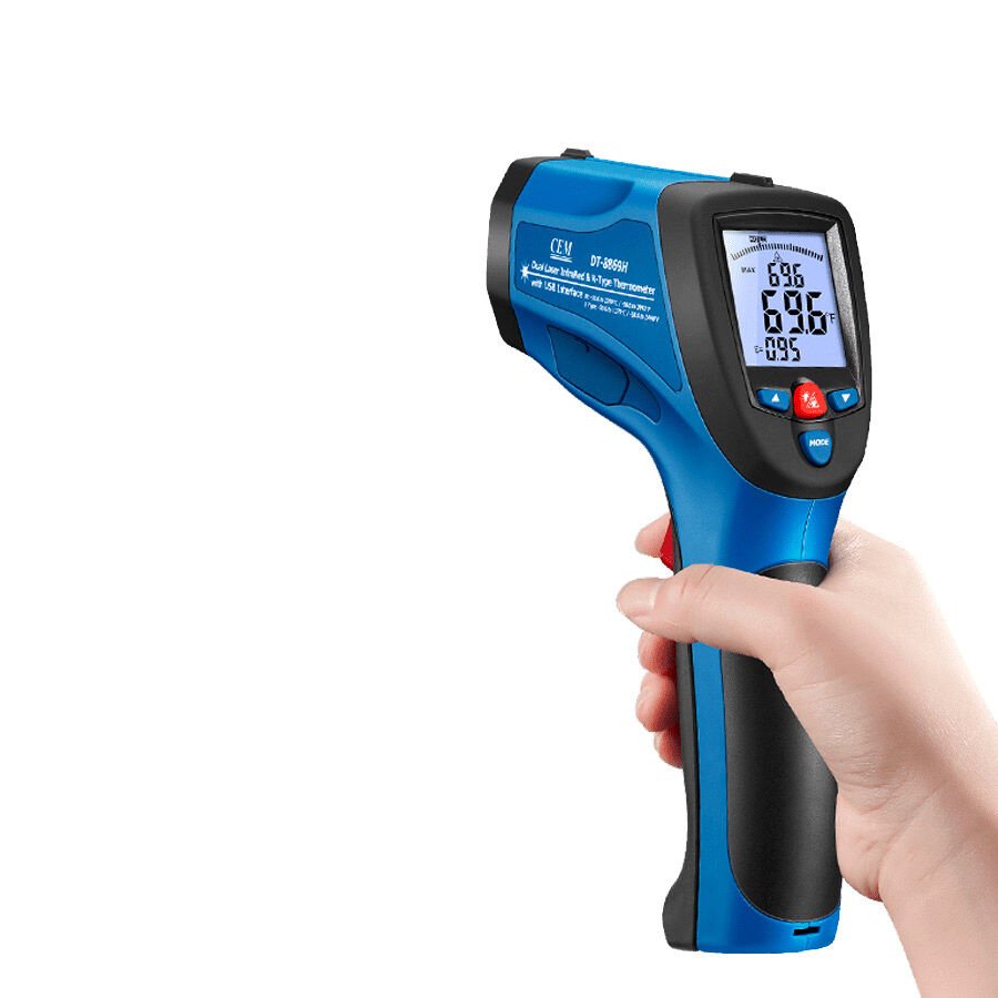 Cem DT-8869H Çift Lazerli Uzaktan Isı Ölçer 2200°C