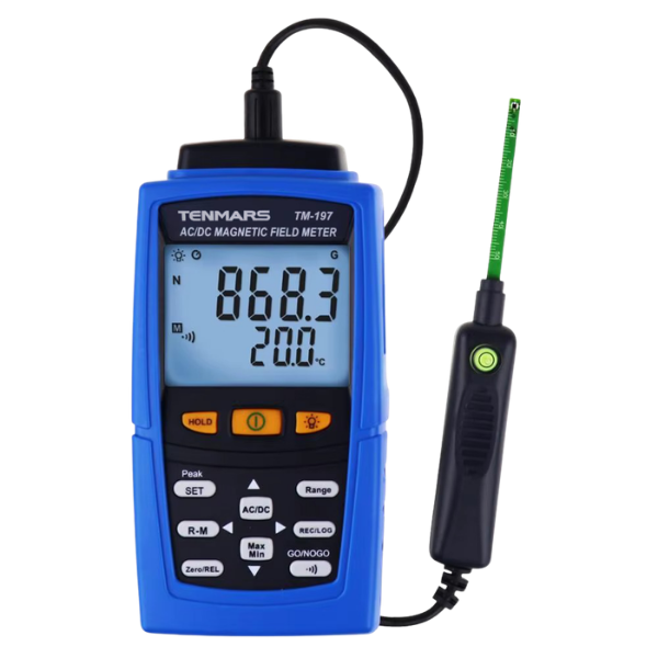Tenmars TM-197 Dijital Gaussmetre | AC/DC Manyetik Alan Ölçer