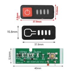 18-21V Pil Kapasite Göstergesi 5S