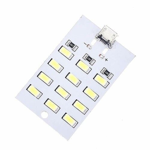 5730 5V 12 Led Kartı Microusb