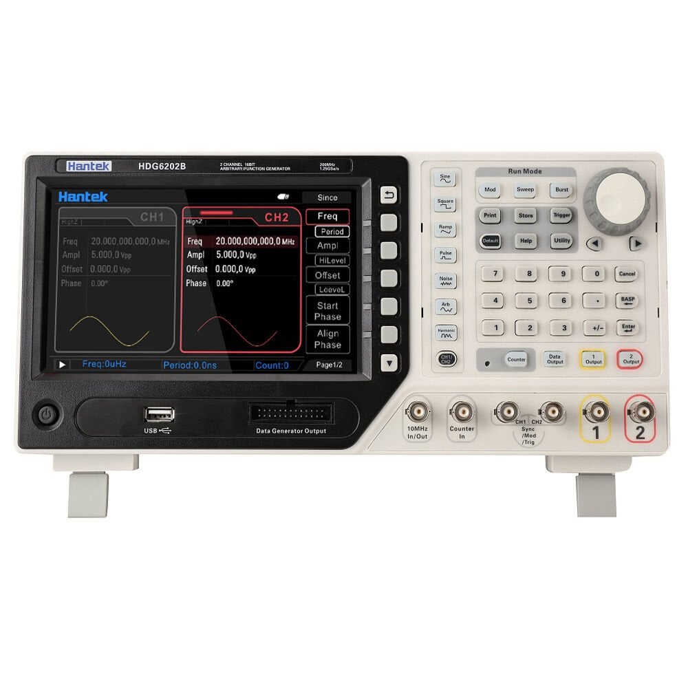 Hantek HDG6202B 200MHz 2 Kanal 64M Arbitrary Waveform Jeneratör