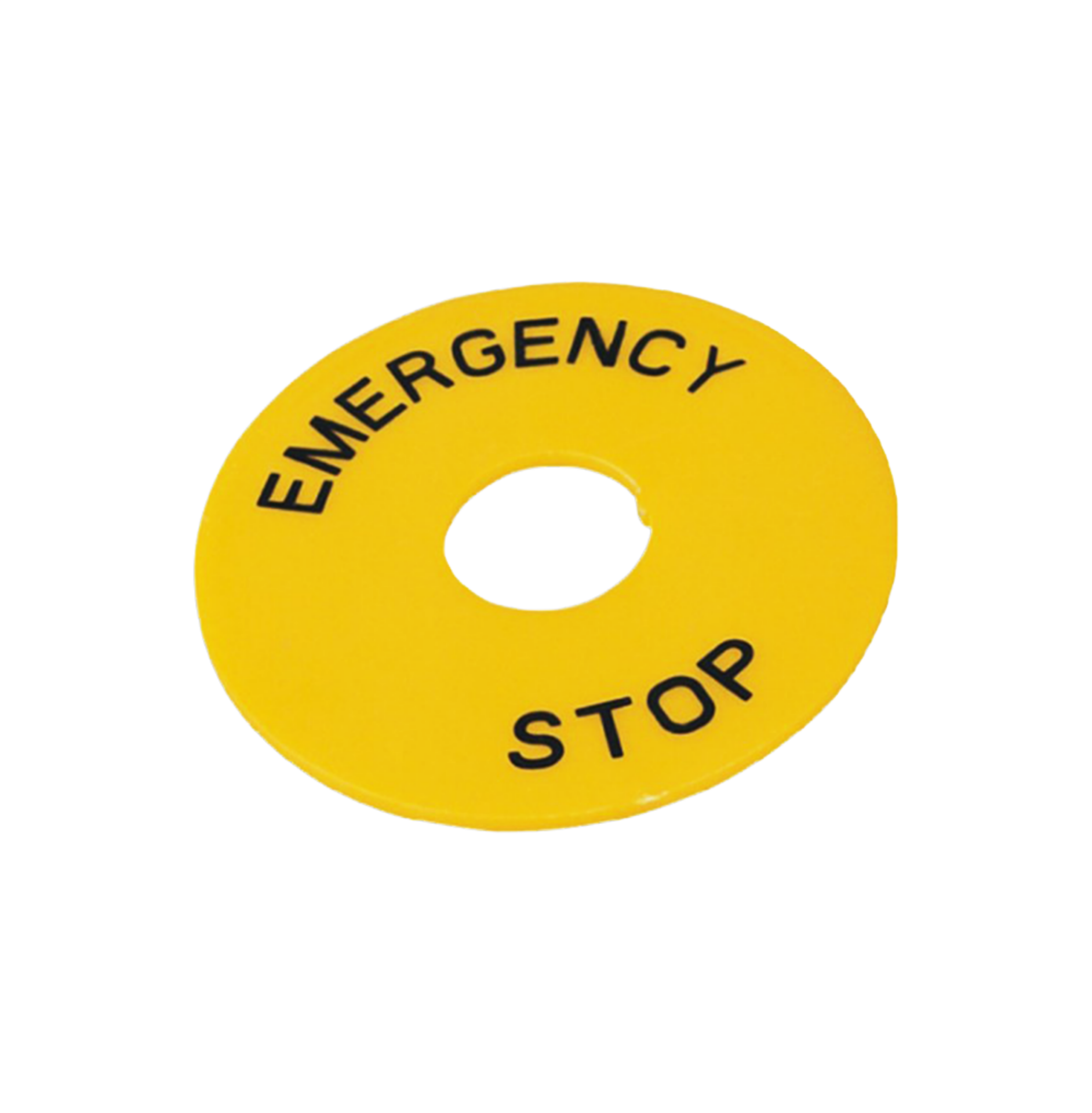 S10 Acil Stop Buton Etiketi 16mm Ve 22mm Için
