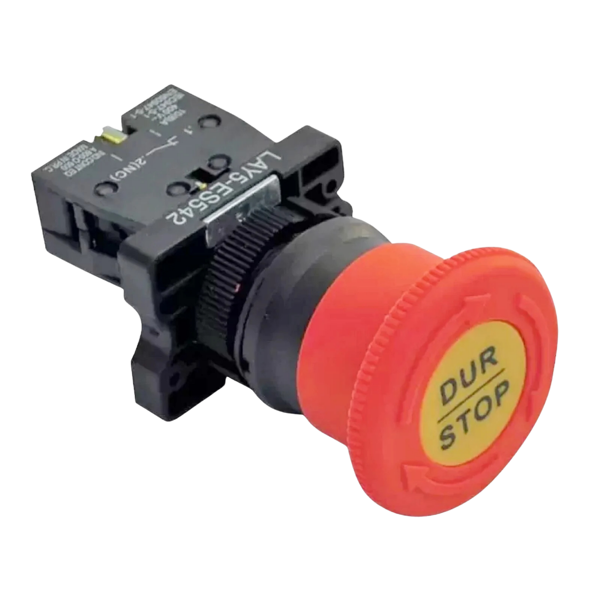 LAY5-ES542 22mm Acil-stop Bas-çevir 40mm