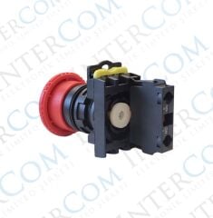 LAY25-ES542 22mm Acil-stop Bas-çevir 40mm