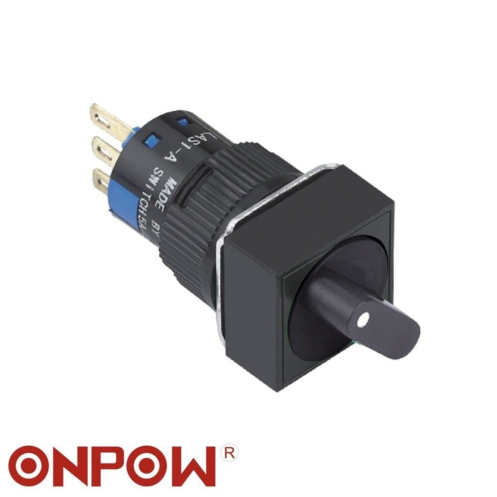 LAS1-AF-11X-21 16mm Mandal Buton OFF-ON 1NO/1NC