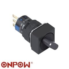 LAS1-AF-11X-21 16mm Mandal Buton OFF-ON 1NO/1NC