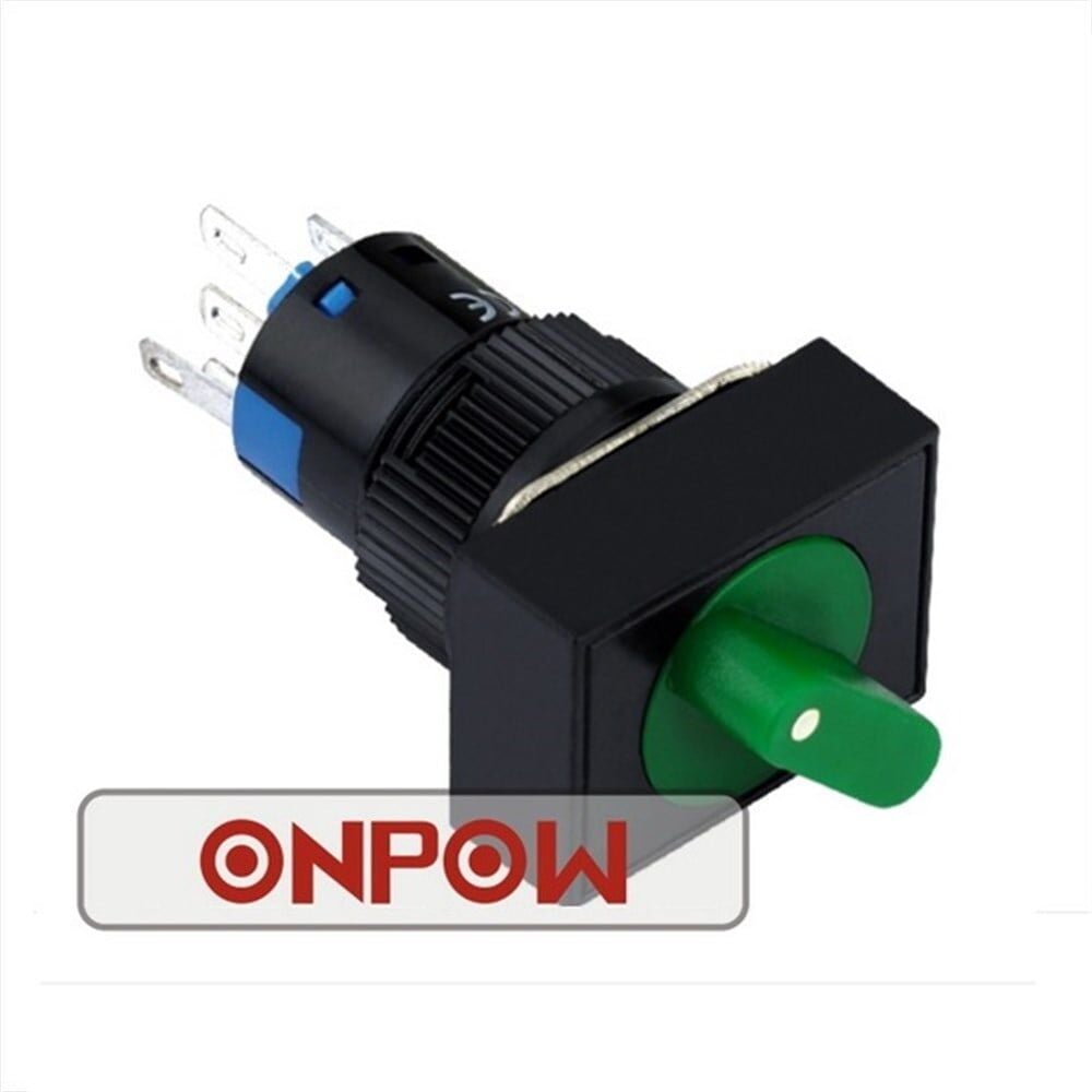 LAS1-AJ-22X-21G 16mm Mandal Buton OFF-ON 2NO/2NC