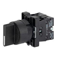 LAY5-ED53 22mm Kısa Mandal 1-0-2 Yaylı (2NO)