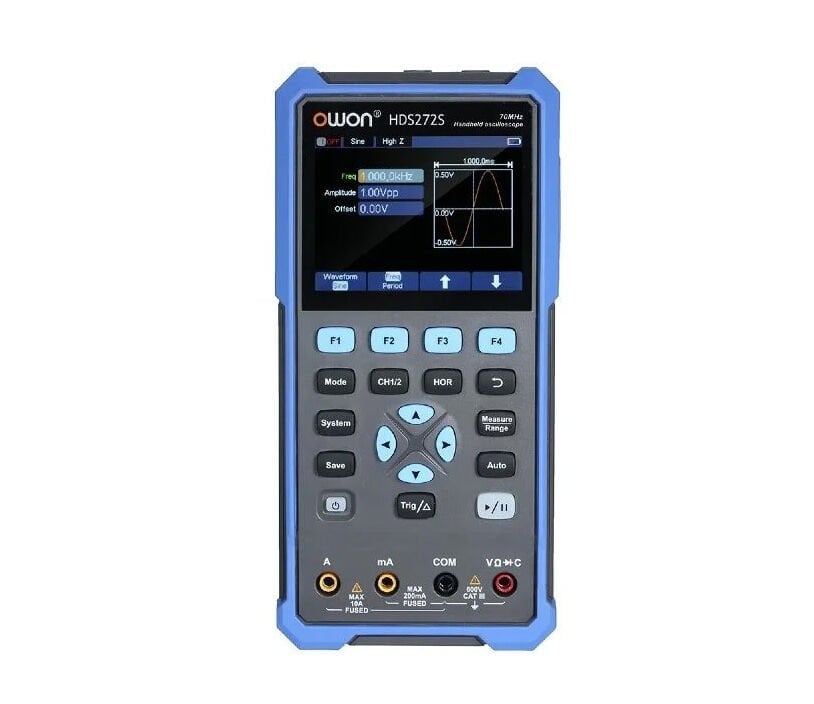 Owon HDS272S 70 MHz 2 Kanal El Tipi Dijital Osiloskop