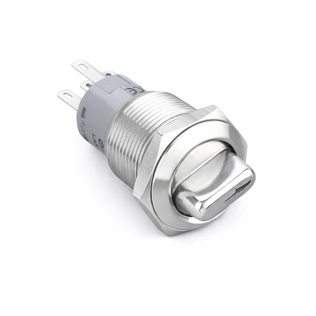 NO93 LAS1-AGQ-11X-21 19mm Metal Mandal Buton OFF-ON IP65