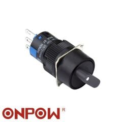 LAS1-AY-11X-21 16mm Mandal Buton OFF-ON 1NO/1NC