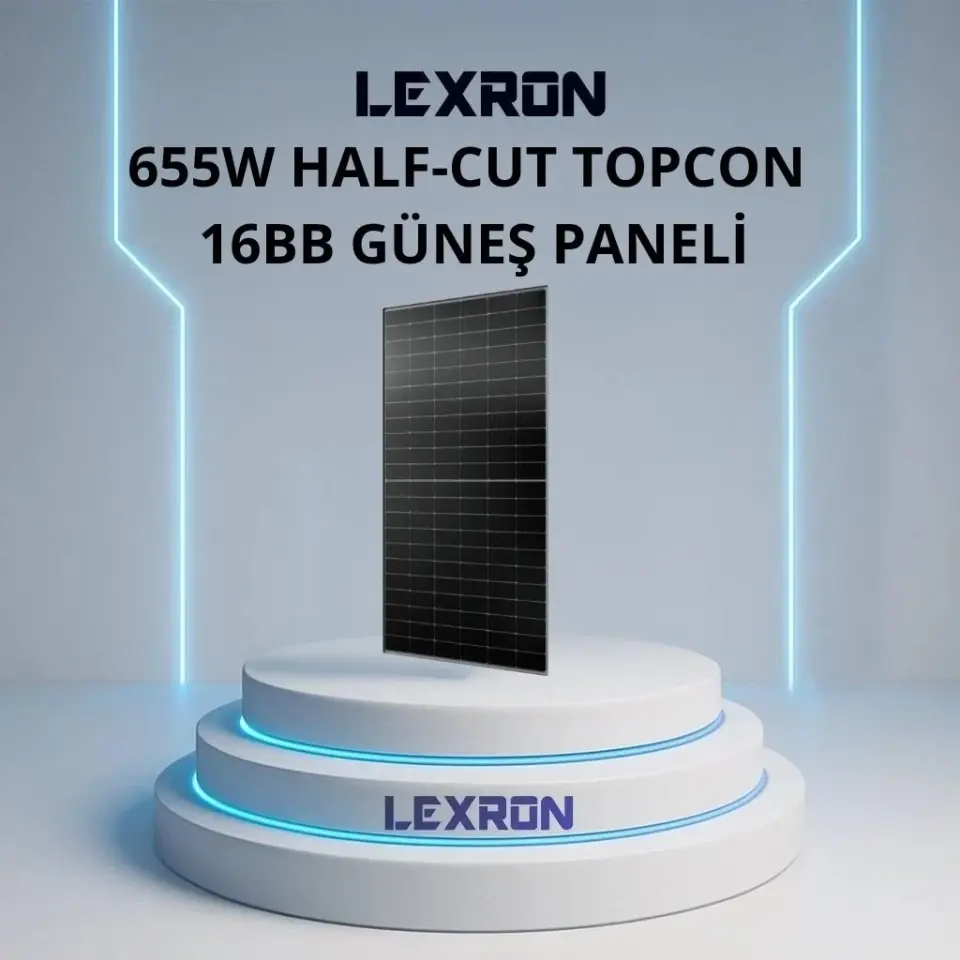 655w 132Cell Half-Cut Topcon 16Bb Güneş Paneli